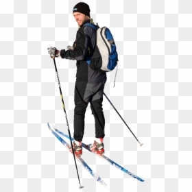 Cross Country Skier Cut Out, HD Png Download - cross country png