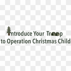 Introduce Your Troop To Operation Christmas Child - Sears Optical, HD Png Download - operation christmas child png