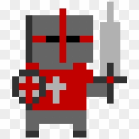 Crusader Cross - Crusader Pixel Art, HD Png Download - chainmail png