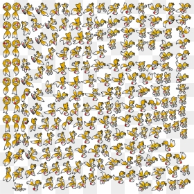 Tails Sprite Sheet Sonic Jump - Sonic Advance Tails Sprites, HD