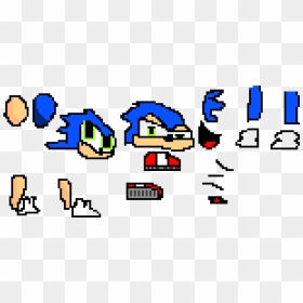 Sprites Da 2d Sonic, HD Png Download - sonic sprite png