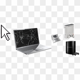Broken Computer Png - Netbook, Transparent Png - nintendo ds png