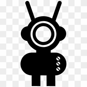 Robot Of Rounded Head - Robot, HD Png Download - robot head png