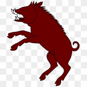 Wild Boar Silhouette Png, Transparent Png - hog png