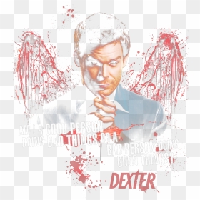 Dexter Good Bad Men"s Crewneck Sweatshirt - Dexter, HD Png Download - dexter png