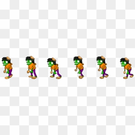 Zombie Sprite Sheet Png, Transparent Png - sprite sheet png