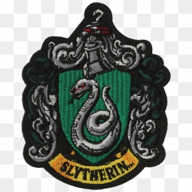 Slytherin Crest Embroidered Patch001 V=1533025161 - Harry Potter Slytherin Badge, HD Png Download - slytherin crest png