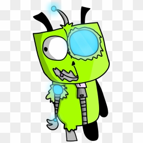 Old Drawing Of Gir From Invader Zim - Invader Zim, HD Png Download - gir png