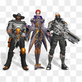 Junkrat Mccree, Moira, And Soldier - Overwatch League All Access Pass Skins, HD Png Download - overwatch junkrat png