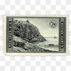 Usps National Park Stamps 1934 , Png Download - Acadia National Park, Transparent Png - usps png