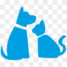Silueta Perro Y Gato Png Clipart , Png Download - Dog And Cat Cartoon Black And White, Transparent Png - gato png