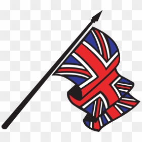 England Flag Clipart At Getdrawings , Png Download - Britain And American Flag, Transparent Png - england flag png