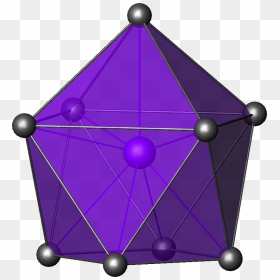 Monocapped Square Antiprism - Capped Square Antiprismatic Molecular Geometry, HD Png Download - moño png