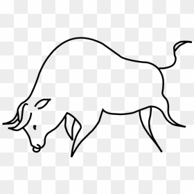 Rodeo Bull Silhouette - ภาพ วาด วัว ชน, HD Png Download - rodeo png