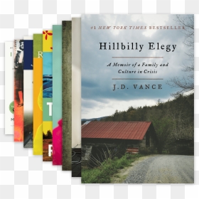 Go Big Read Covers Stacked - Hillbilly Elegy A Memoir Of A Family, HD Png Download - hillbilly png