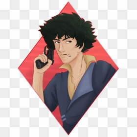 90s Sci-fi Westerns - Cartoon, HD Png Download - spike spiegel png