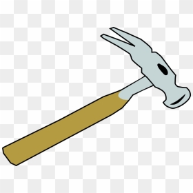 Line Art,angle,beak - Hammer Clip, HD Png Download - sledgehammer png