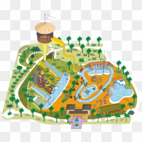 Acua Park Parque Acu - Parque Acuatico Fuerteventura, HD Png Download - water slide png