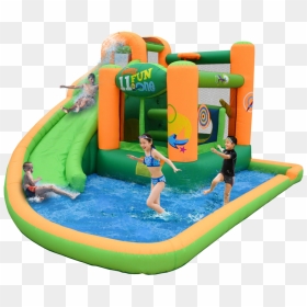 Why Buy An Inflatable Water Slide - Water Bounce House, HD Png Download - water slide png