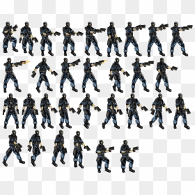 More Complex Bitmap With Variable Frame Size, HD Png Download - sprite sheet png
