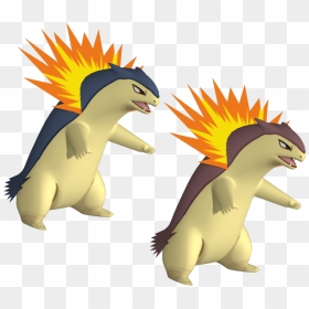 Download Zip Archive - Typhlosion 3d Model, HD Png Download - typhlosion png