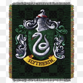 Harry Potter Blankets, HD Png Download - slytherin crest png