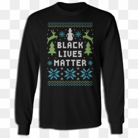 Long-sleeved T-shirt, HD Png Download - black lives matter png
