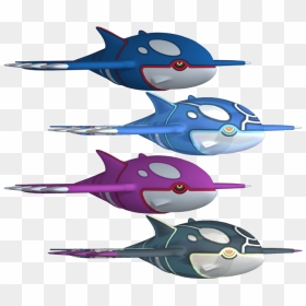 Download Zip Archive - Pokemon 3ds Kyogre Model, HD Png Download - kyogre png