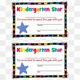 First Week Of Kindergarten Png - First Week Of School Award, Transparent Png - kindergarten png