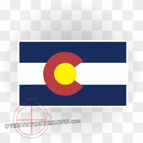 Complimentary Designs State Overwatch - Circle, HD Png Download - colorado flag png