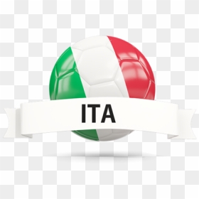 Football With Flag And Banner - Flag, HD Png Download - lita png