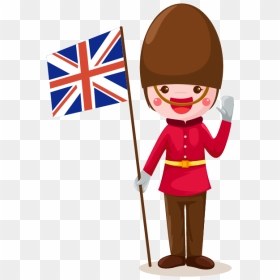 England London Soldier Png - British Flag For Kids, Transparent Png - england flag png