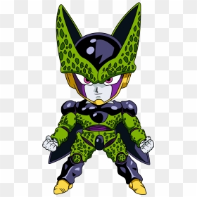 Chibi Cell Perfect - Dragon Ball Chibi, HD Png Download - perfect cell png