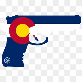 Gun Decals Colorado State Flag Auto Decals - Colorado Flag And Guns, HD Png Download - colorado flag png