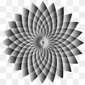 Symmetry,monochrome Photography,spiral - Do You See This Picture Moving, HD Png Download - illusion png