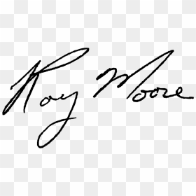 Roy Moore Signature - Roy Signature, HD Png Download - roy png