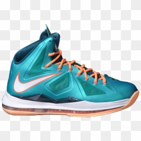 Lebron 10 "miami Dolphins - Lebron 10 Dolphins, HD Png Download - miami dolphins png