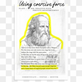 Plato Ion Positive Reinforcement - Illustration, HD Png Download - plato png