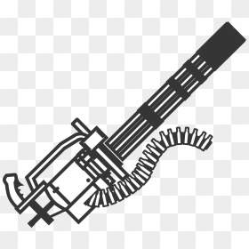 Mini Gun Surviv Io, HD Png Download - minigun png