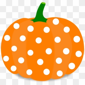 Pumpkin Halloween Vegetable - Pumpkins With Polka Dots, HD Png Download - pumpkin patch png