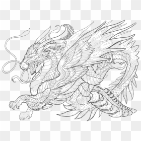 Hagrid Drawing Coloring Page , Png Download - Mythical Dragon Coloring Pages, Transparent Png - hagrid png