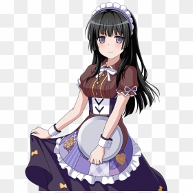 Bang Dream Wikia - Anime Girl Maid Png, Transparent Png - maid png