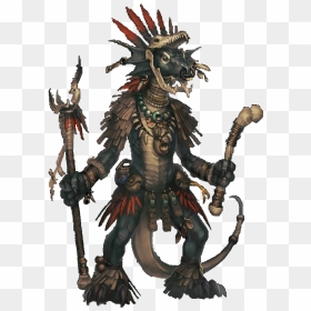 Chief Sootscale Is The Leader Of The Sootscale Tribe, - D&d Kobold Shaman, HD Png Download - kobold png