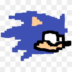 Lazy Sonic 3 Sprite Head - Соник Ехе Спрайт, HD Png Download - sonic sprite png