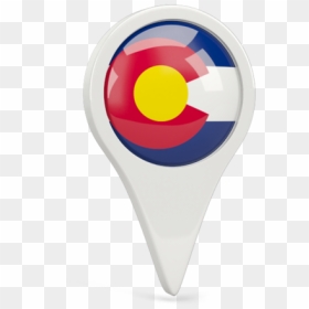 Round Pin Icon - Emblem, HD Png Download - colorado flag png