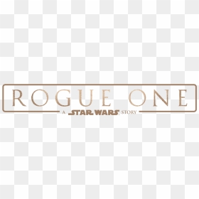 Star Wars Rogue One Title, HD Png Download - star wars rogue one logo png