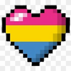 Lgbt Png , Png Download - Pansexual Pixel Heart, Transparent Png - lgbt png
