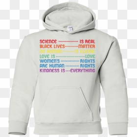 Science Is Real Black Lives Matter Shirt Youth Hoodie - Hoodie, HD Png Download - black lives matter png