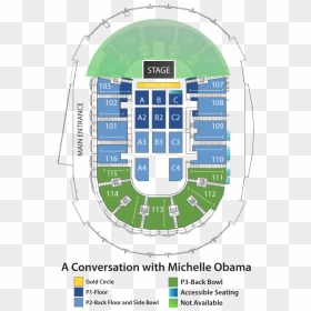Event Map - Save On Foods Memorial Seating Chart Bc, HD Png Download - michelle obama png