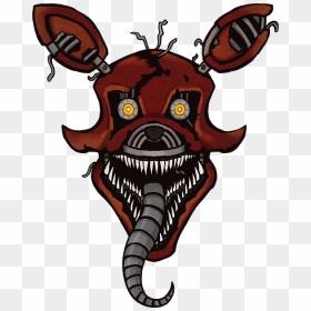 Nightmare Foxy Png Image - Fnaf Nightmare Foxy Drawing, Transparent Png - foxy png